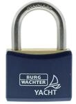 Burg-W&auml;chter Yacht 460 Ni 50 SB Vorh&auml;ngeschloss, Messing, Blau