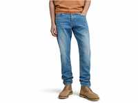 G-STAR RAW Herren 3301 Regular Tapered Jeans, Blau (worn in azure 51003-B631-A795),