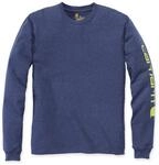 Carhartt, Herren, Lockeres, schweres, lang&auml;rmliges T-Shirt mit Logo-Grafik auf dem