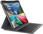 Logitech Slim Folio Pro iPad H&uuml;lle mit Kabelloser Bluetooth Tastatur, F&uuml;r iPad Pro