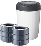 Tommee Tippee Simplee Windeleimer, mit 6 Nachf&uuml;llkassette, Sch&uuml;tzt gegen Ger&uuml;che