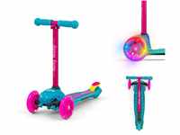 Dreirad-Balance-Scooter für Kinder, LED Milly Mally, rosa
