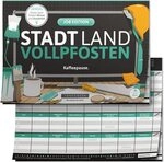 DENKRIESEN &ndash; Stadt Land VOLLPFOSTEN&reg; Job Edition | Spielblock mit 50 Blatt |...
