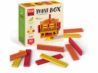 bioblo Mini Box Rusty Robo 40 Stück | Nachhaltige Bunte Bauklötze für Kinder...