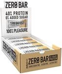 BioTechUSA Zero Bar Protein Snack - Zuckerarm & Laktosefrei | Knusprige Textur 