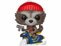 Funko Pop!. Bobble Marvel: Holiday-Rocket Raccoon Collectible Figure -...