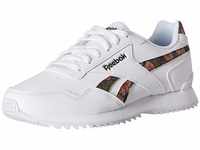 Reebok Damen Royal Glide Ripple Clip Sneaker, White/Terrain Grey/White, 37.5 EU