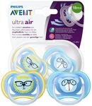 Philips AVENT ultra air Schnuller - 2er Pack, BPA-freier, atmungsaktiver Schnuller