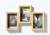 walther design Bilderrahmen natur 3X 10x15 cm Galerierahmen Rustic SN315H