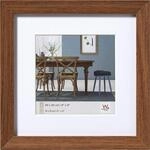 walther design Bilderrahmen eiche dunkel 40 x 40 cm mit Passepartout, Fiorito