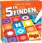 HABA 305283 - 5ER FINDEN, Familienspiel ab 7 Jahren, Spiel mit 2 Spieloptionen und