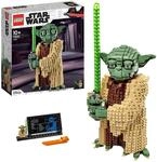 LEGO 75255 Star Wars Yoda Bauset, Sammlermodell mit Displayst&auml;nder, Angriff der