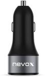 Nevox Ladeger&auml;t USB PD Type C + QC 3.0 Kfz Ladeadapter