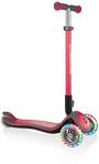 GLOBBER Elite Deluxe Lights &ndash; Tretroller Kinder, 120/80 mm, ABEC 5, 3-r&auml;drig,