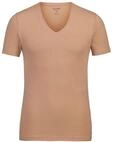 OLYMP Herren T-Shirt Kurzarm Level.Five,Einfarbig,Body fit,Caramel 24,XL