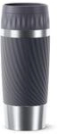 Emsa Travel Mug Easy Twist Edelstahl-Isolierbecher, 360 ml, Sp&uuml;lmaschinenfest,