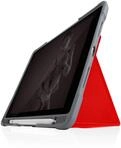 STM Bags Dux Plus DUO Case f&uuml;r Apple iPad 10,2" (2019 & 2020) - rot/transparent