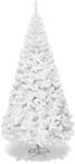 COSTWAY 240cm K&uuml;nstlicher Weihnachtsbaum, Tannenbaum mit Metallst&auml;nder, Christbaum