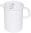 Riess, 0350-033, K&uuml;chenma&szlig; &Oslash; 16cm, WEISS, Wei&szlig;, Emaille, Vol. (rec.): 3,0...