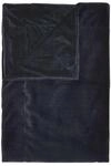 ESSENZA Plaid Furry Nightblue, 150x200 cm - 100% Polyester - Uni