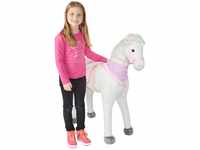 Pink Papaya Plüschpferd XXL 105cm Pferd, Luna, Fast lebensgroßes Spielpferd...