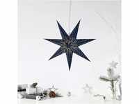 Weihnachtsstern Galaxy von Star Trading, 3D Papierstern Weihnachten in Blau,