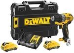DEWALT 12 Volt XR b&uuml;rstenloser Akku-Bohrschrauber, inkl. 2x 2 Ah Li-Ion Akkus,...