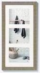 walther design Bilderrahmen beige 3x 13x18 cm Galerie mit Passepartout, Home