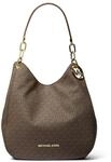 Michael Kors Damen Lillie Hobo Schultertasche, Brown/Acorn, 31.8 x 34.3 x 12.7 cm