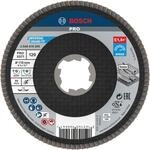 Bosch Professional 1x Gewinkelte F&auml;cherschleifscheibe Best (f&uuml;r Metall, X-LOCK,