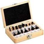 Metabo Fr&auml;sersortiment-SP, 8mm, 15-teilig &ndash; 631039000 &ndash; Fr&auml;ser f&uuml;r Holz,