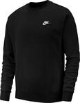 Nike Herren M NSW CLUB CRW BB 804340 Long Sleeved T-shirt, schwarz (black/White), XXL