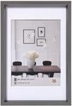 walther design Bilderrahmen stahl 50 x 70 cm mit Passepartout, Steel Style