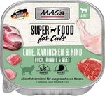 Mac's Katzenfutter getreidefrei Ente, Kaninchen & Rind, 16er Pack (16 x 85 g)