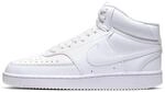 Nike Damen Court Vision Mid Sneaker, Wei&szlig;, 38.5 EU
