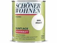 Schöner Wohnen DurAcryl Buntlack Altweiss 750ml 0096 Seidenmatt