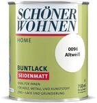 Sch&ouml;ner Wohnen DurAcryl Buntlack Altweiss 750ml 0096 Seidenmatt