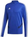 adidas, Tiro 19, Langarm-Trainings-Pullover, Mutiges Blau/Dunkelblau/Wei&szlig;, S, Mann