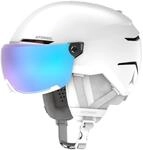 ATOMIC Savor Visor Stereo Skihelm mit Visier - White Heather - Gr&ouml;&szlig;e S - Snowboard-