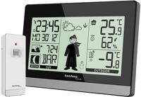 techno line WS 9612 Wetterstation Funk mit Au&szlig;ensensor | Funkuhr DCF | Innen