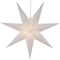 Weihnachtsstern Galaxy von Star Trading, 3D Papierstern Weihnachten in Wei&szlig;,