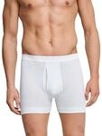 Schiesser Herren Lange Unterhose 005048-100, Gr. 5 (M), Wei&szlig; (100-weiss)