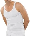 Schiesser Herren Achsel-Shirt doppelripp 3er Pack, Farbe:Wei&szlig; (100);Gr&ouml;&szlig;e:10/4XL