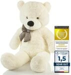 Feluna Riesen Teddyb&auml;r XXL Kuschelb&auml;r 120 cm gro&szlig; Pl&uuml;schb&auml;r - Original Teddy