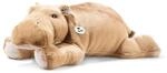 Steiff Kuscheltier Mocky Nilpferd, S&uuml;&szlig;es Stofftier mit Kunststoffaugen, Kinder,