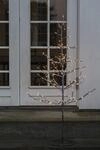 Sirius Leuchtbaum Alex Tree braun schneebedeckt 120 LED warmwei&szlig; 90 cm outdoor