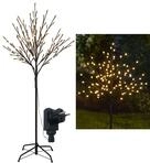 LED Lichterbaum mit 108 warm-wei&szlig;en Lichtern beleuchtet, 120 cm hoch, die