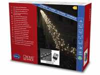 Konstsmide Micro LED Büschellichterkette Cluster, mit 8 Funktionen, Steuergerät und