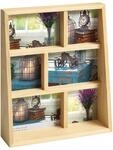 walther design Bilderrahmen natur 3X 10x15 und 3X 10x10 cm Galerierahmen Rustic