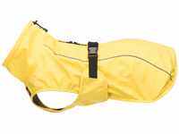 TRIXIE Regenmantel Vimy für Hunde M gelb – Hunde-Regenjacke mit reflektierenden